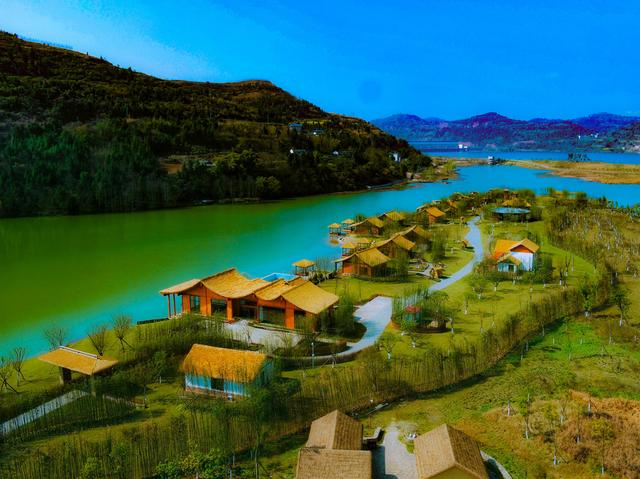 凤仪湾景区。（高坪区文旅局供图）