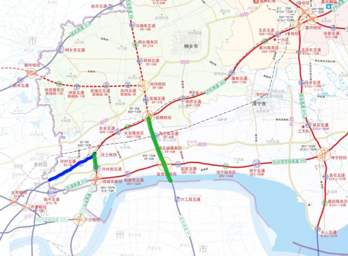 绍兴高速路段提醒