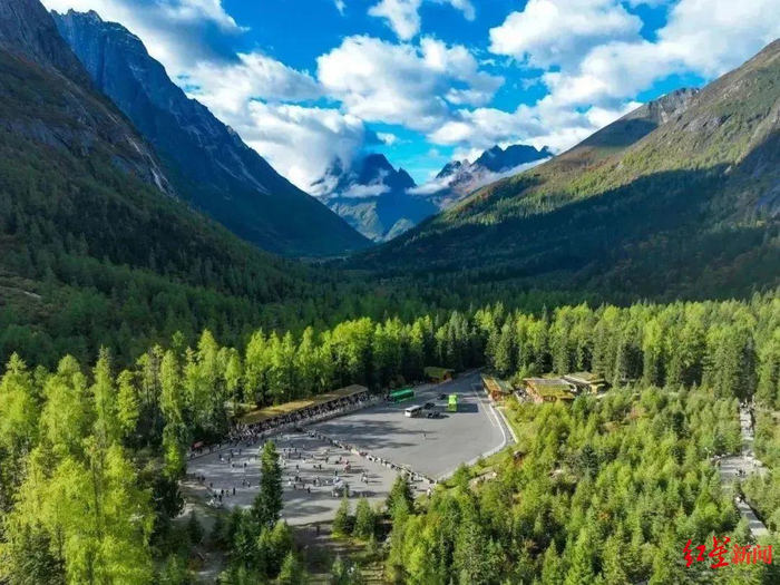 ▲四姑娘山景区