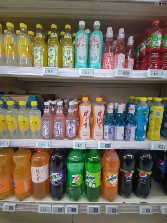 图/国产汽水品牌走上超市货架