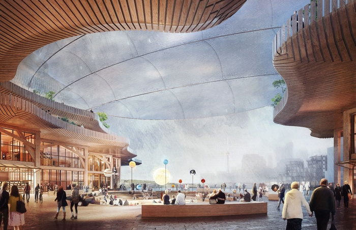 Sidewalk提案中规划的未来城市场景 图片来源：Sidewalk Labs官网