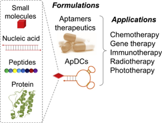 图注：适配体应用机制