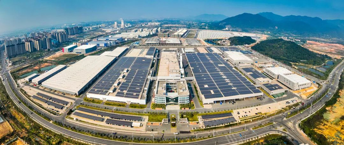 △小鹏汽车肇庆基地。王振宇 摄