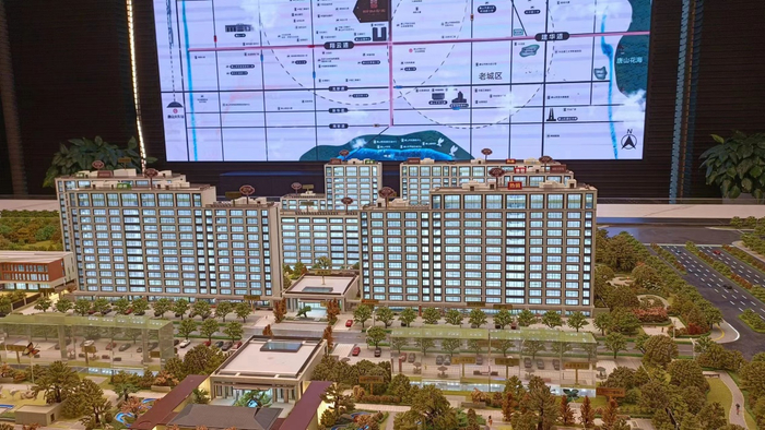 唐沣壹号院售楼处。彭红侠/摄