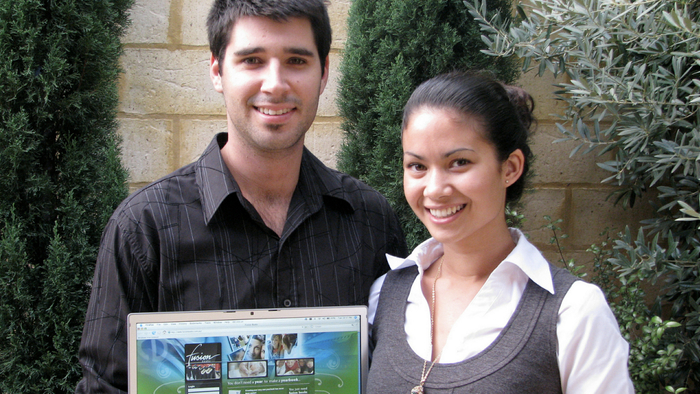 图注：这是我们的第一个网站，我们感到非常自豪