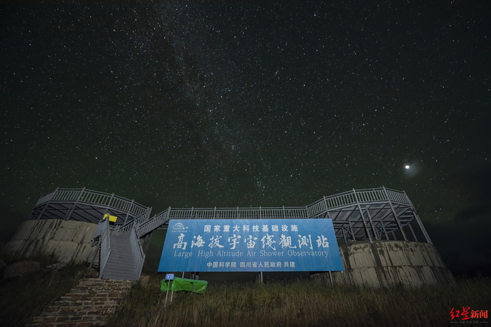 ▲国家重大科技基础设施高海拔宇宙线观测站LHAASO
