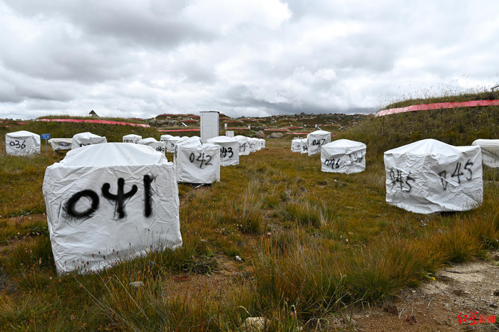 ▲电子中子探测器阵列（ENDA）