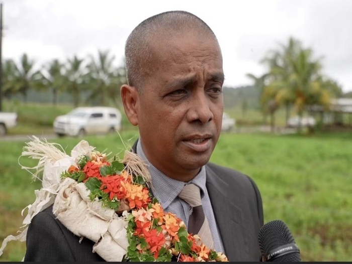△斐济农业与水道部常务秘书维内什·库马尔（图片来源林清辉）