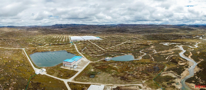 ▲国家重大科技基础设施高海拔宇宙线观测站LHAASO