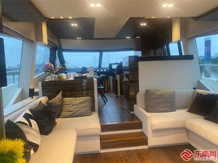 法拉帝游艇670内设。东南网记者 卢金福 摄