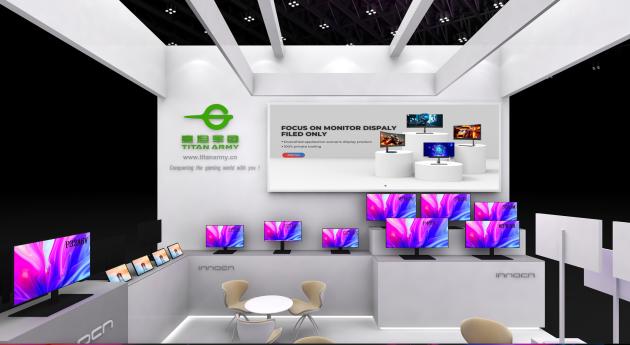 2023香港环球资源电子展——泰坦军团展位效果图