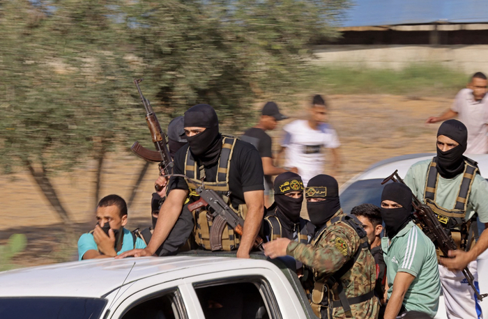 哈马斯武装分子突袭以色列（图源：社交媒体）