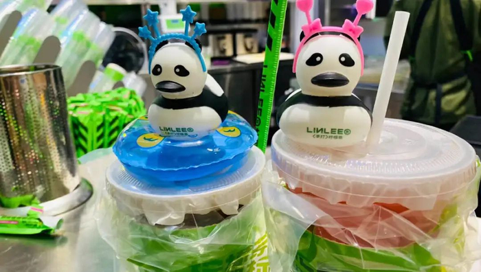 丑萌熊猫鸭，图源小红书@哈欠小鱼🐟