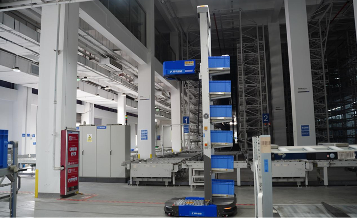 阿里巴巴讯犀（宿州）数字科技有限公司车间一角 崔吉沛/摄