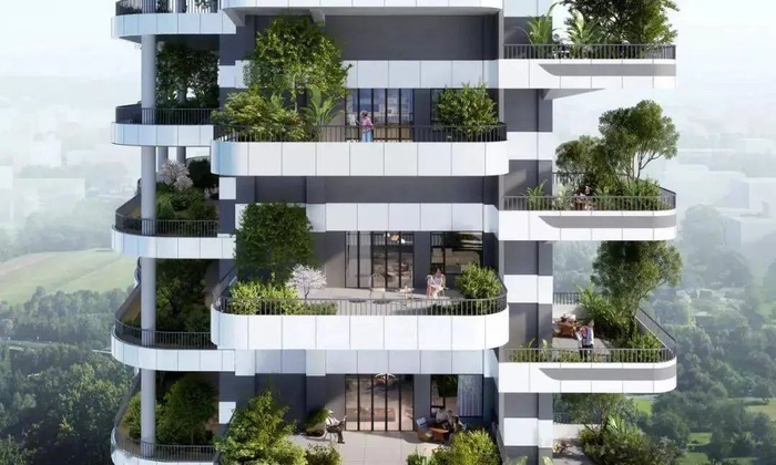 图为「第四代住宅」效果图