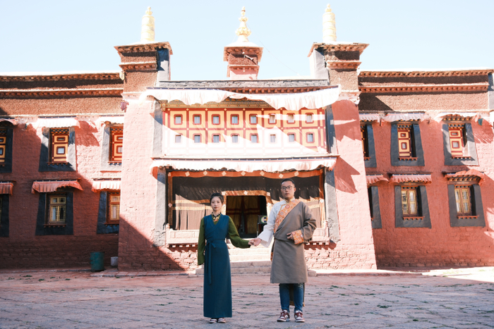 （图：拍摄于萨迦古城）