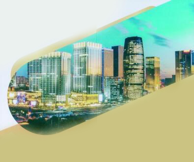 北京丰台丽泽金融商务区夜景 资料图片