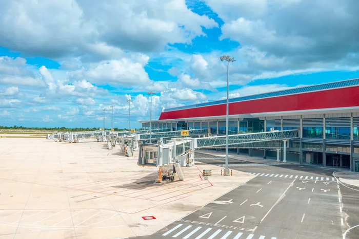 柬埔寨暹粒吴哥国际机场机坪区