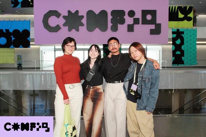 陈怡(最右)与团队成员在旧金山CONFIG2023设计大会