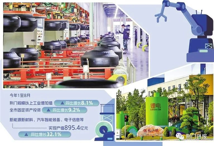 左图 湖北玲珑轮胎有限公司轮胎生产线。 何梦雪摄 