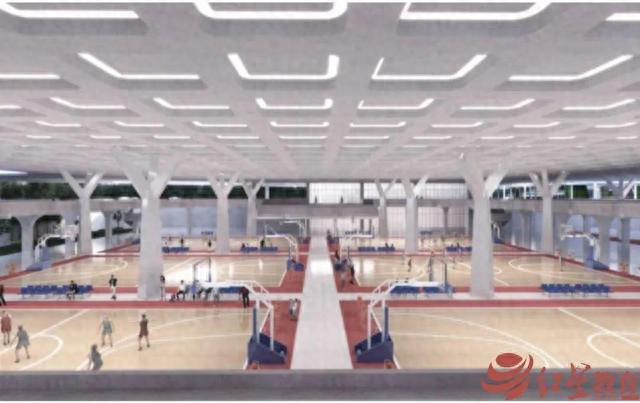 石室中学云龙校区体育馆意象图