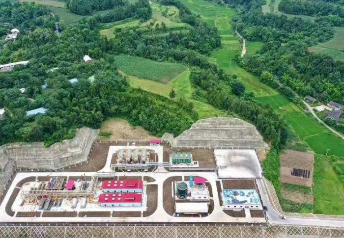 中石油西南油气田分公司天府气田。中石油西南油气田分公司供图