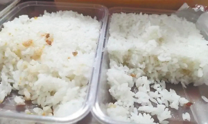 　　点外卖时，主食经常是吃一半、扔一半。　　（受访者供图）