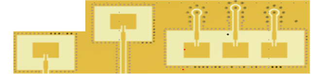 图 3：IWRL6432 的天线参考设计示例