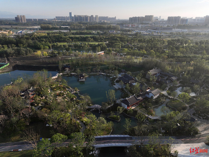 ▲蜀韵园全景