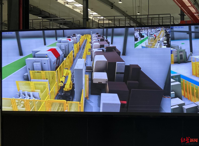 ▲东方汽轮机打造的数字孪生工厂