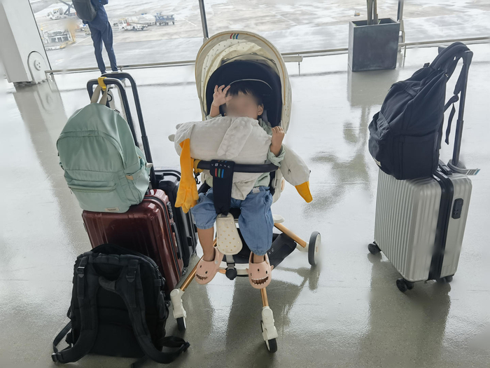 ▲陈女士刚满一岁的女儿，也经历了这场“逃离以色列”