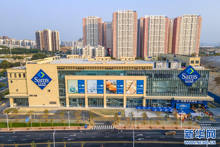 沃尔玛山姆会员店落户青秀区。谢嘉威 摄
