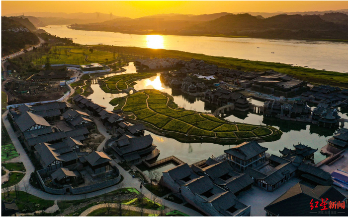 鸟瞰月亮田景区 图据受访者