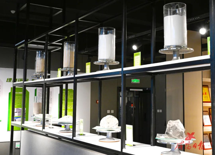 彬州恒得源煤基固废建材资源化利用项目产品展示。