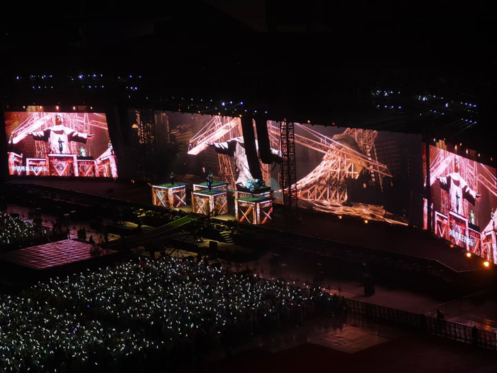 五月天重庆演唱会现场。受访者供图