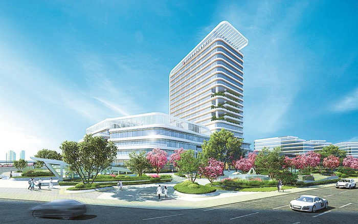 ▲四川大学华西高新医院（成都高新区人民医院）一期项目效果图