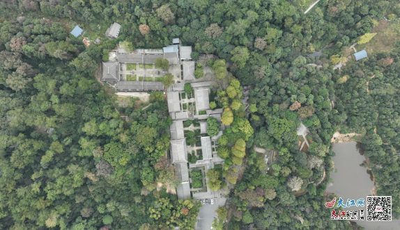 　　白鹿洞书院航拍图  全媒体记者邬强摄