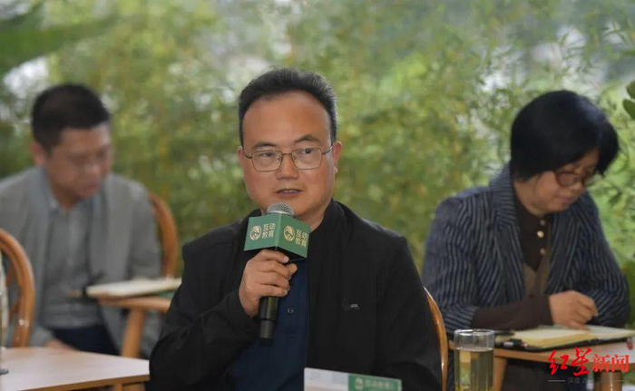 ▲蒲江县五星学校校长 李国刚