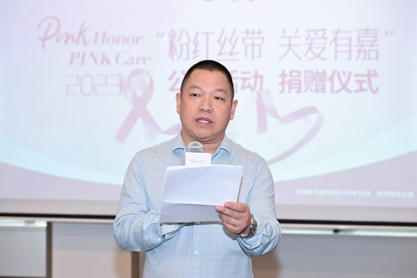 虹梅街道人大工委副主任夏飞现场致辞