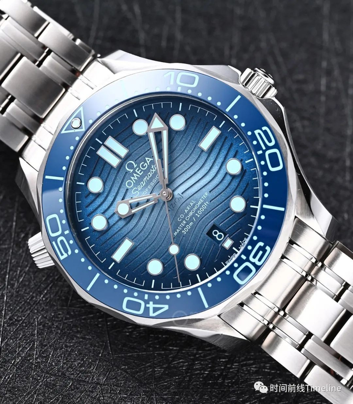 欧米茄海马300米SUMMER BLUE