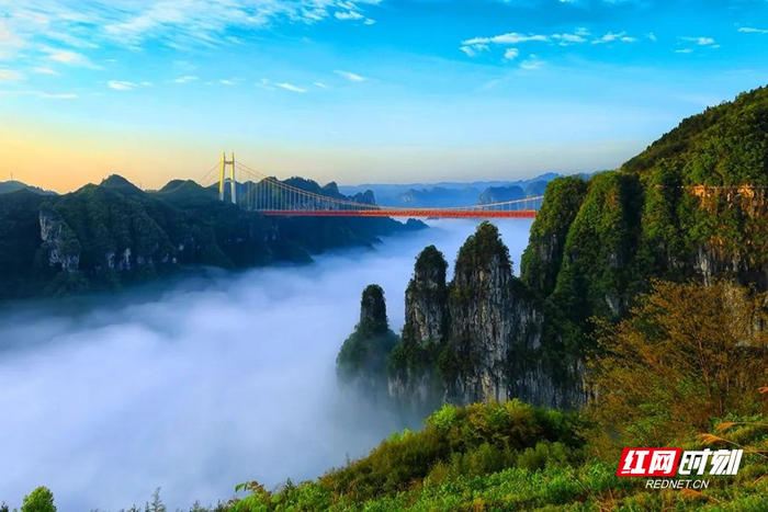 矮寨大桥.(图源:矮寨奇观旅游区)