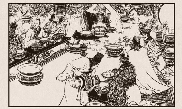 连环画《楚灵王》插图。（冯梦龙 原著，吴其柔 改编，郭兵 惠丽华 绘，上海人民美术出版社1982年版）