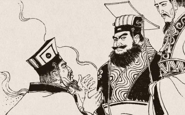 连环画《楚灵王》插图。（冯梦龙 原著，吴其柔 改编，郭兵 惠丽华 绘，上海人民美术出版社1982年版）