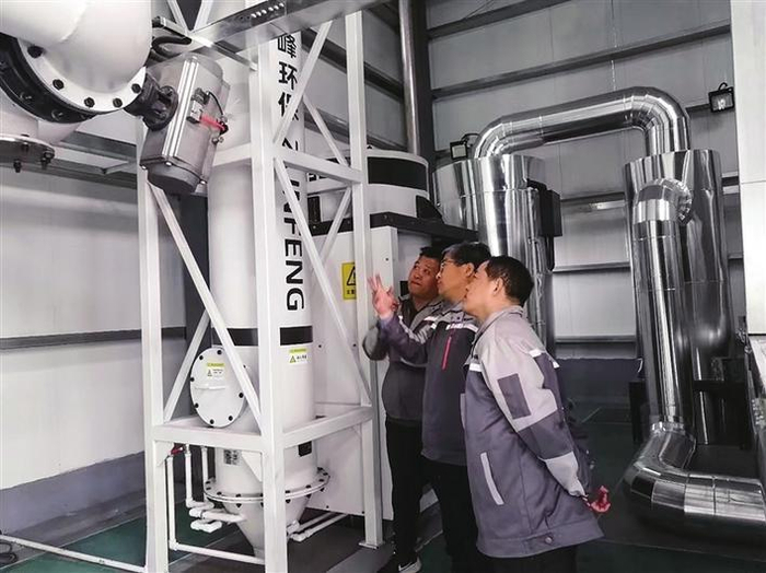     小型生活垃圾清洁热解示范站  （尊峰环保供图）