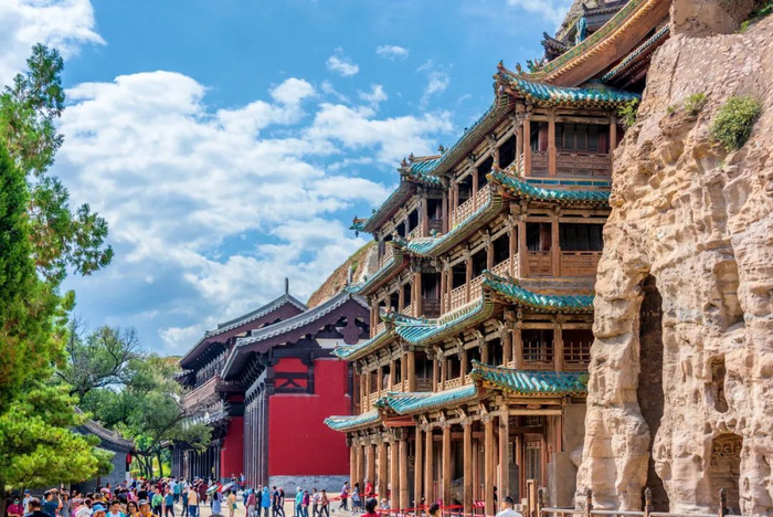 山西大同云冈石窟 图虫创意供图