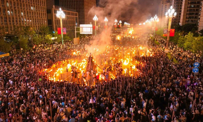 ▲凉山彝族火把节 资料图