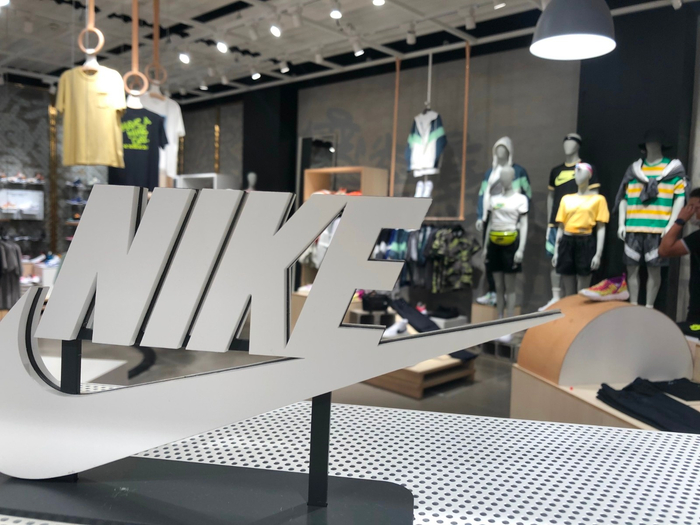耐克门店。（中国商报记者 付颢琬/摄）