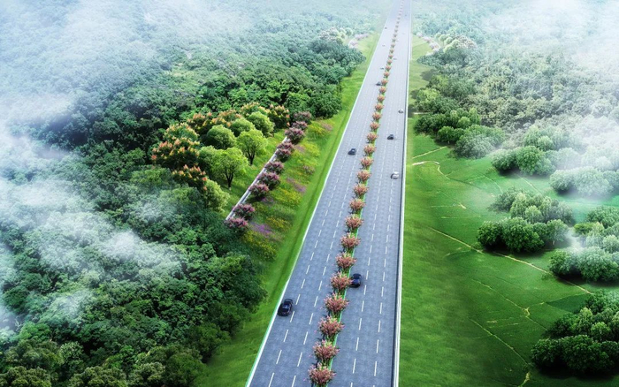 花溪路（合益路—小鸦路）效果图