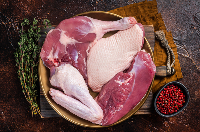 新鲜鸭肉丨图源：图虫