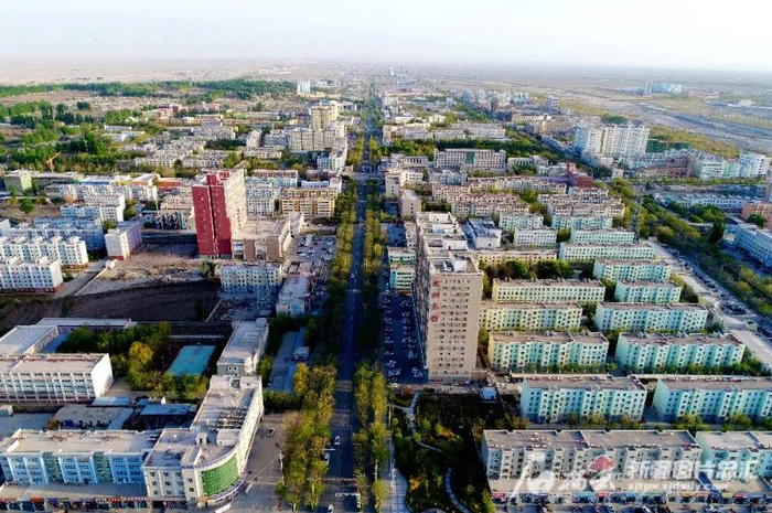 若羌县城（资料图片）。若羌县融媒体中心供图